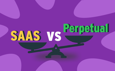 SaaS vs Perpetual license abstract